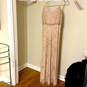 Adrianna Papell size 10 gown pale pink